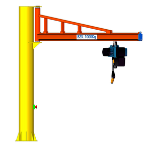 300kg立式悬臂吊 手动旋转180°悬臂吊