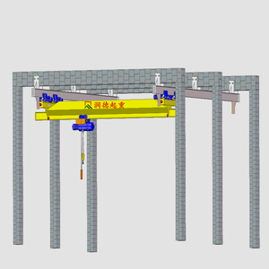 LX电动单梁悬挂起重机5T，LK=6.0M ，起开高度12M ，起开速度不大于8M/Min 2、功率：7.5+0.8+2*0.8KW 电压380V